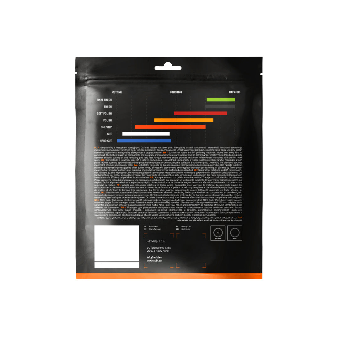 ADBL - PAD AMARELA POLISH 125MM