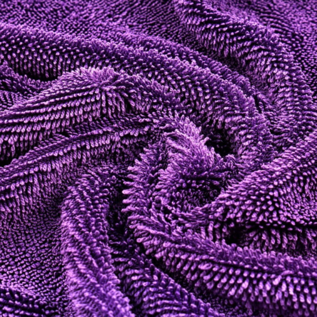 MAXSHINE - PURPLE TWISTED LOOP DRYING TOWEL 60X90 - 600GSM