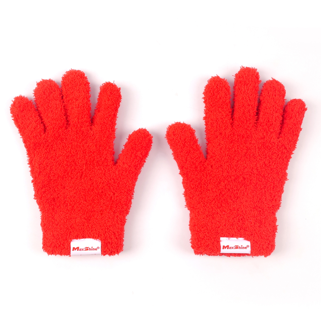 MAXSHINE - PLUSH MICROFIBER GLOVES - 1 PAR