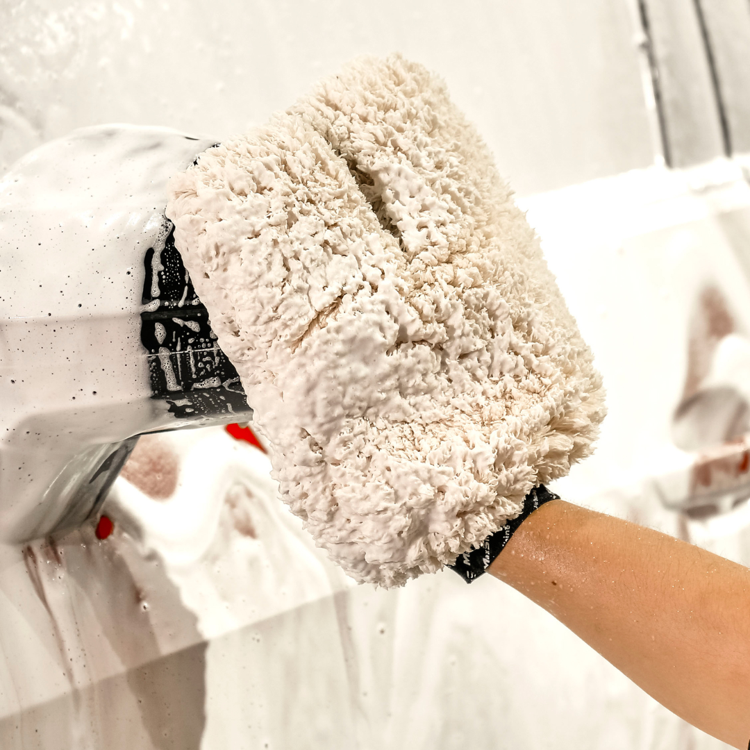 MAXSHINE - PLUSH MICROFIBER WASH MITT - 650 GSM