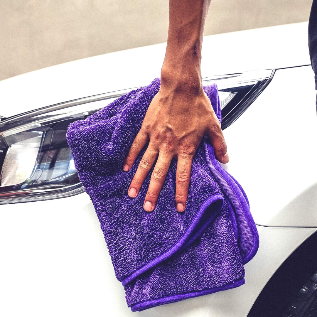 MAXSHINE - PURPLE TWISTED LOOP DRYING TOWEL 60X90 - 600GSM