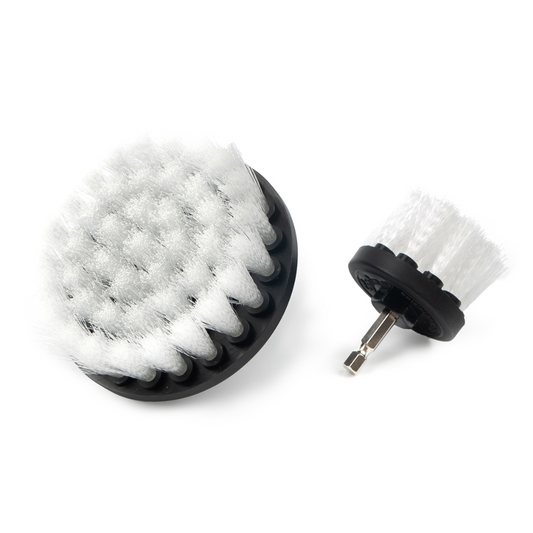 MAXSHINE - SOFT LEATHER & FABRIC DRILL BRUSH - 2 SET
